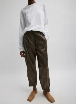 Shiny Nylon Pull On Wilt Jogger-Tibi Sale