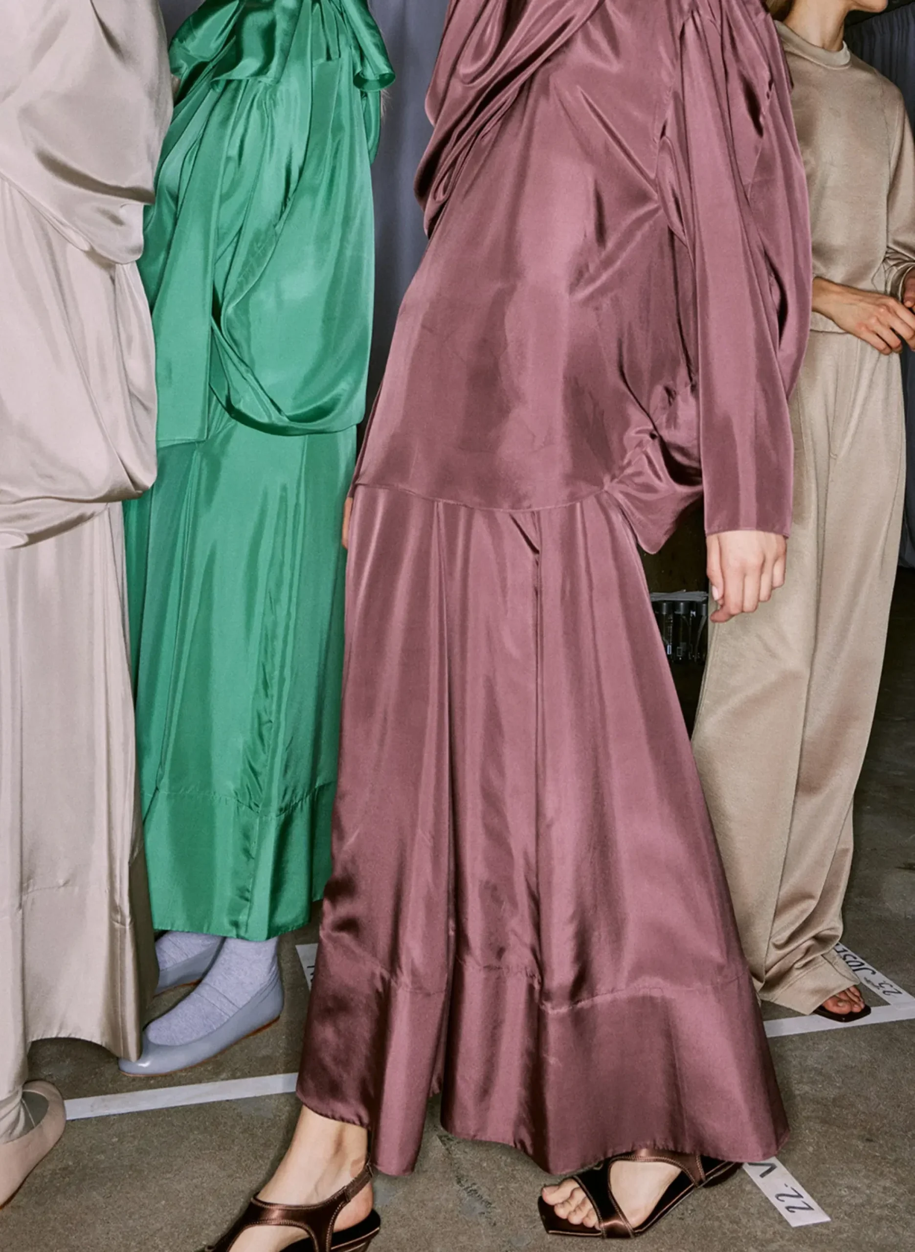 Silk Habutai Circular Top-Tibi Online