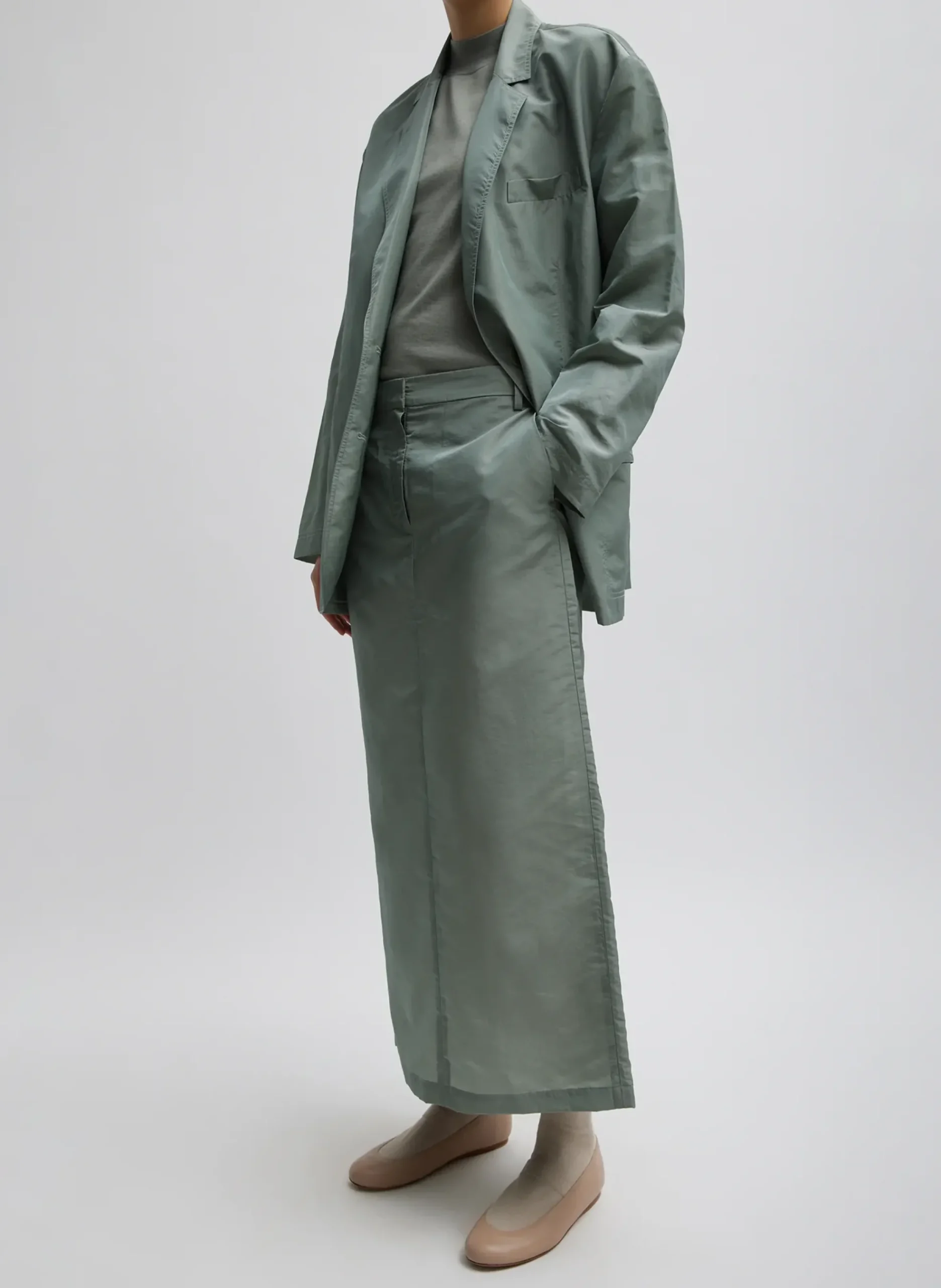 Silk Nylon Liam Blazer-Tibi Sale