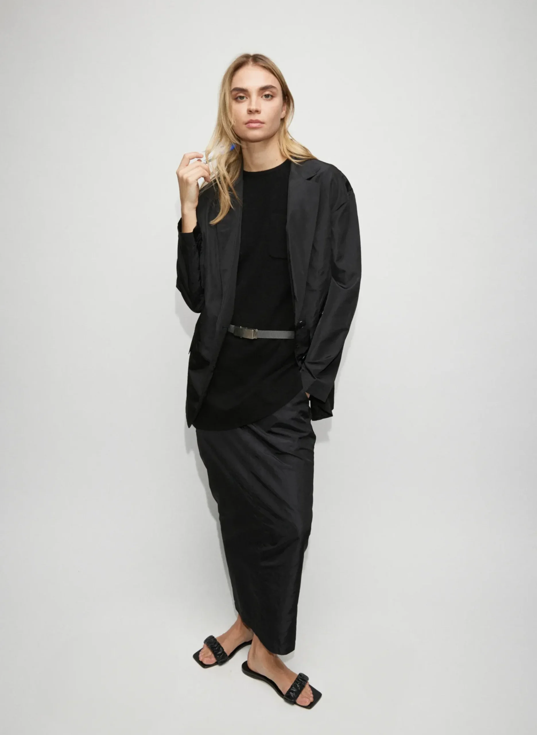 Silk Nylon Liam Blazer-Tibi Sale