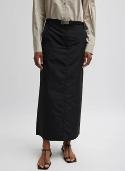 Silk Nylon Maxi Skirt-Tibi Hot