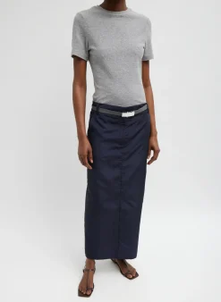 Silk Nylon Maxi Skirt-Tibi Clearance
