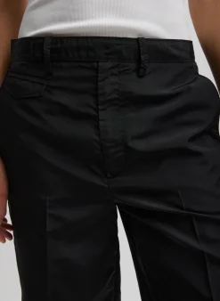 Silk Nylon Straight Leg Trouser-Tibi Clearance