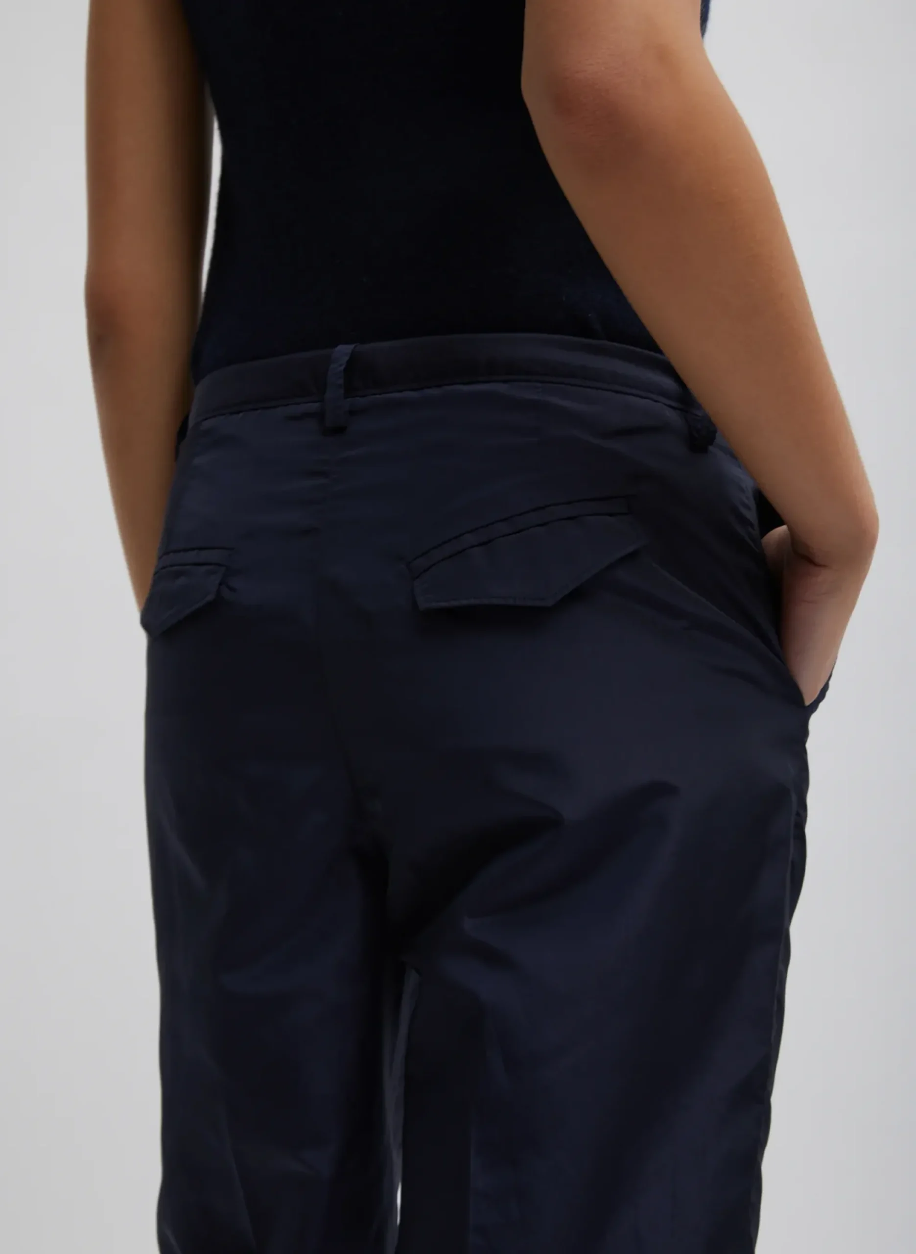 Silk Nylon Straight Leg Trouser-Tibi Best