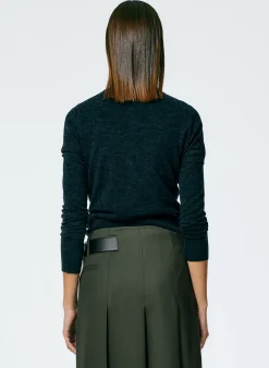 Skinlike Mercerized Wool Shrunken Polo-Tibi Clearance