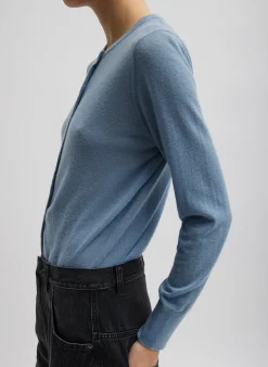 Skinlike Mercerized Wool Shrunken Cardigan-Tibi Online