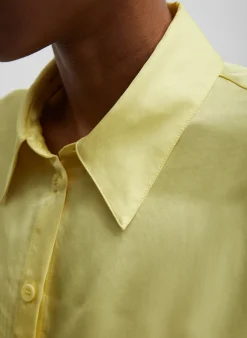Spring Acetate Shirt With Cocoon Back-Tibi Online
