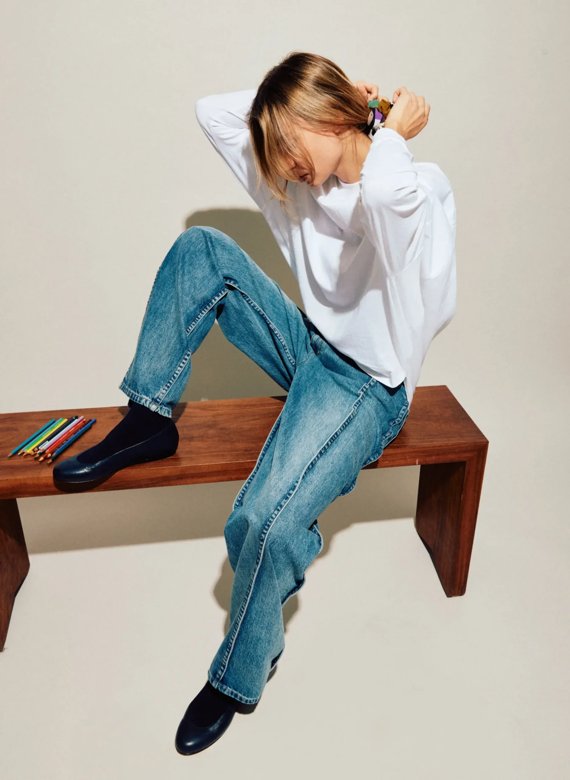 Spring Denim Tuck Jean-Tibi Sale