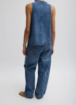 Spring Denim Tuck Jean-Tibi Sale