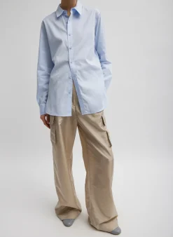 Stella Crispy Nylon Pleated Cargo Pant-Tibi Sale