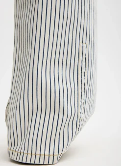Stone Washed Striped Denim Sid Jean-Tibi Discount