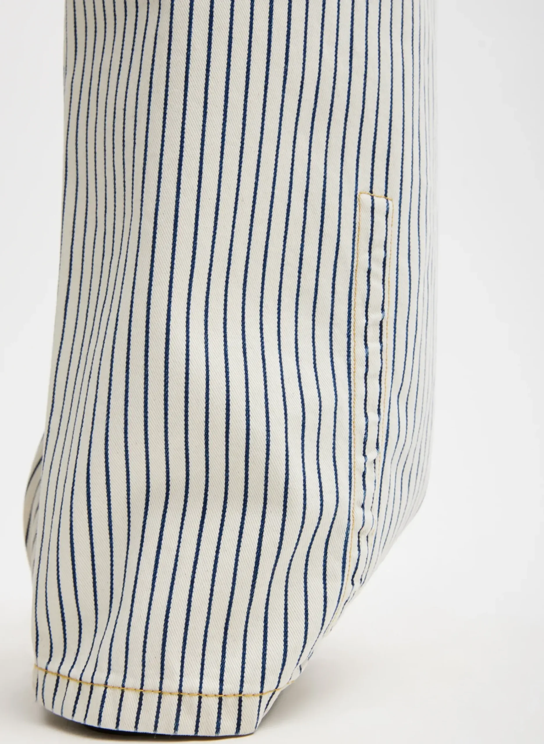 Stone Washed Striped Denim Sid Jean-Tibi Discount