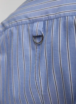 Striped Shirting Charlie Men's Slim Shirt-Tibi New