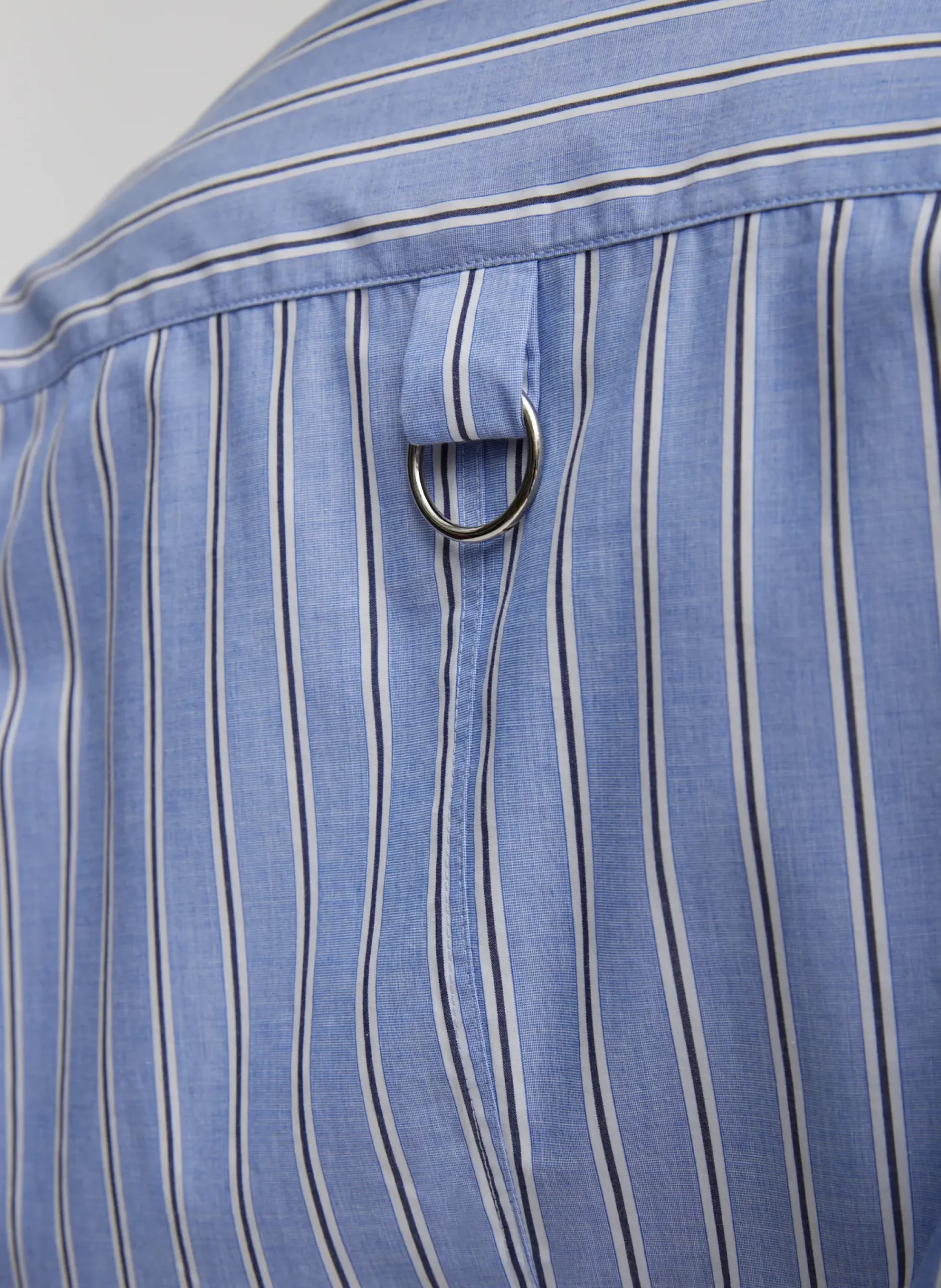 Striped Shirting Charlie Men's Slim Shirt-Tibi New