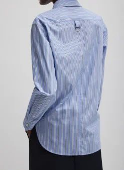 Striped Shirting Charlie Men's Slim Shirt-Tibi New
