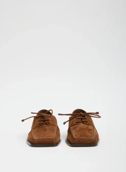 Suede Brody Square Toe Loafer-Tibi Fashion