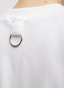 Summer Sweatshirting Sleeveless Easy Top-Tibi Clearance