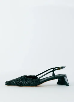 Textured Victor Slingback-Tibi Clearance