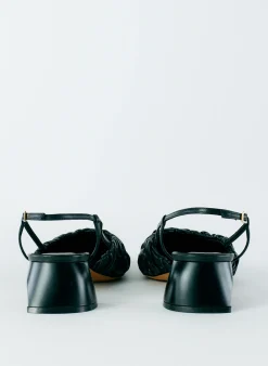 Textured Victor Slingback-Tibi Clearance
