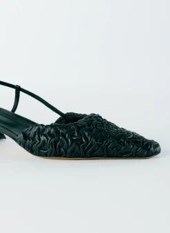 Textured Victor Slingback-Tibi Clearance