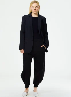 Tropical Wool Cutout Sleeve Marlon Blazer-Tibi Best