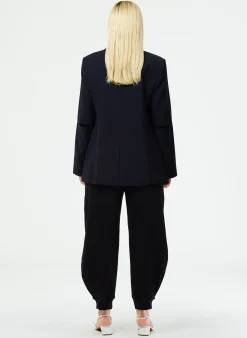 Tropical Wool Cutout Sleeve Marlon Blazer-Tibi Best