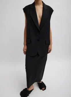 Tropical Wool Liam Vest-Tibi Discount