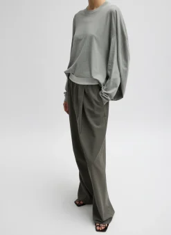 Tropical Wool Marit Pull On Pant-Tibi Sale