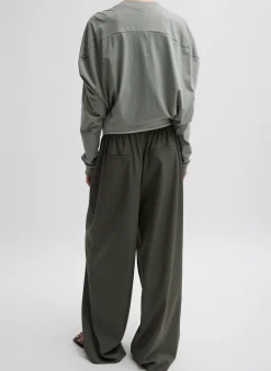 Tropical Wool Marit Pull On Pant-Tibi Sale