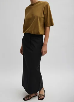 Tropical Wool Maxi Trouser Skirt-Tibi Clearance