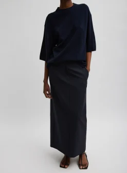 Tropical Wool Maxi Trouser Skirt-Tibi Outlet