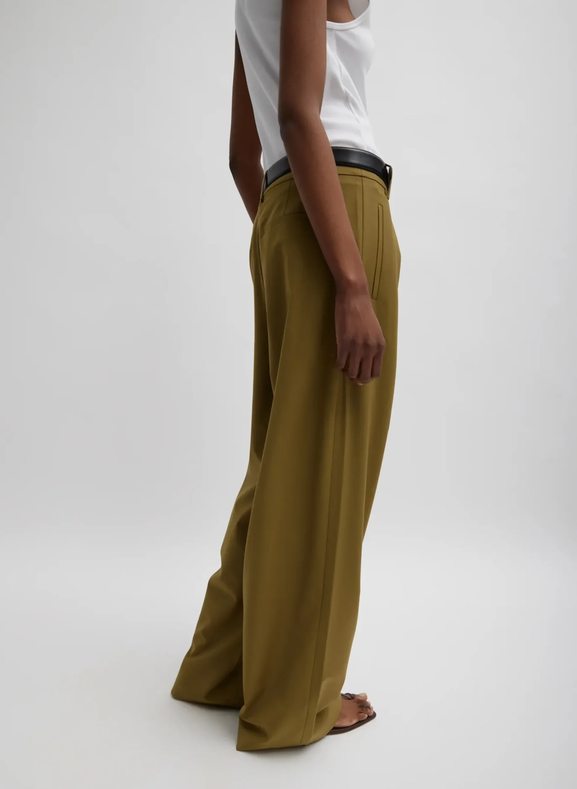 Tropical Wool Stella Pant-Tibi Outlet