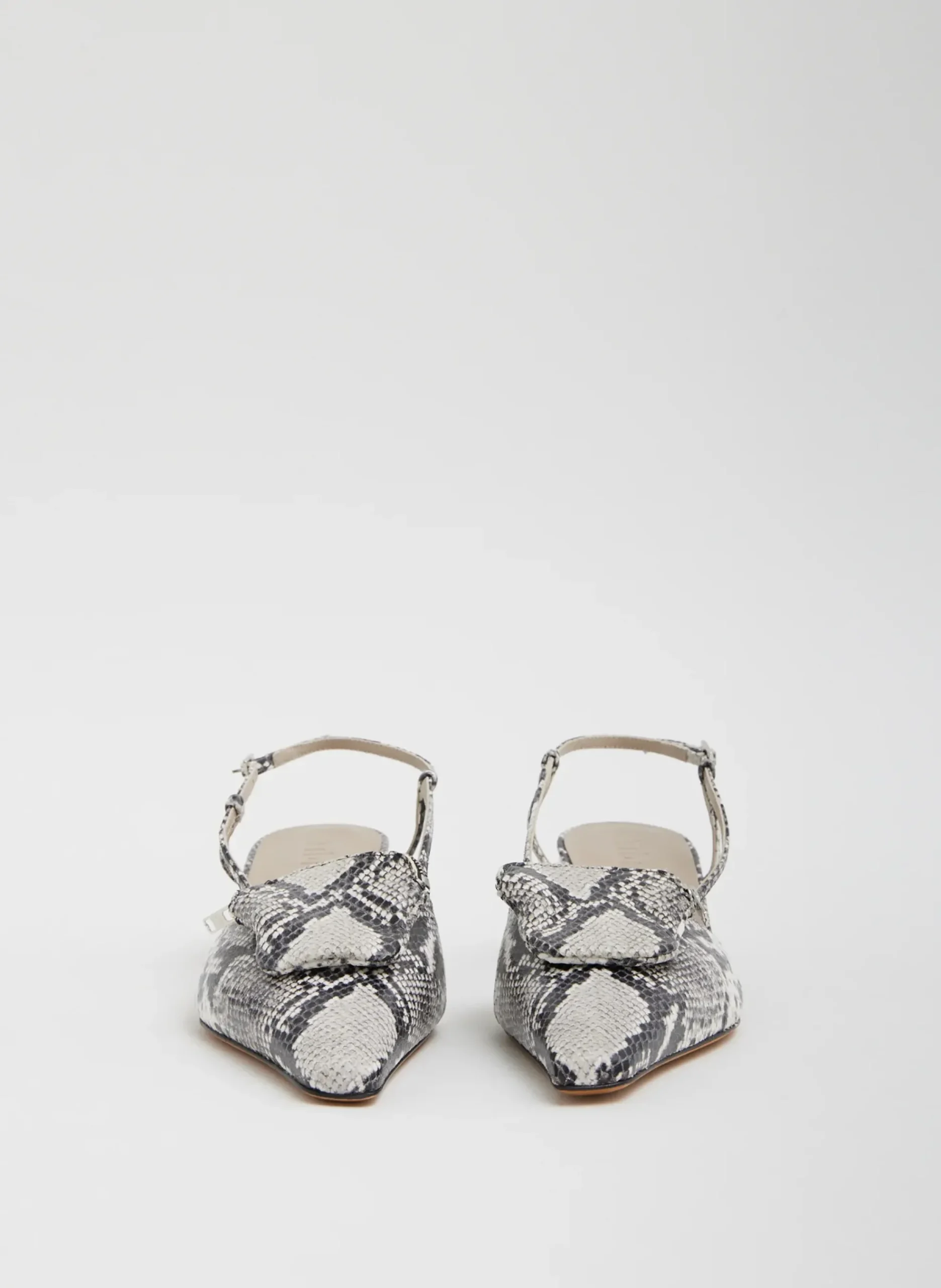 Victor Embossed Snake Slingback-Tibi New