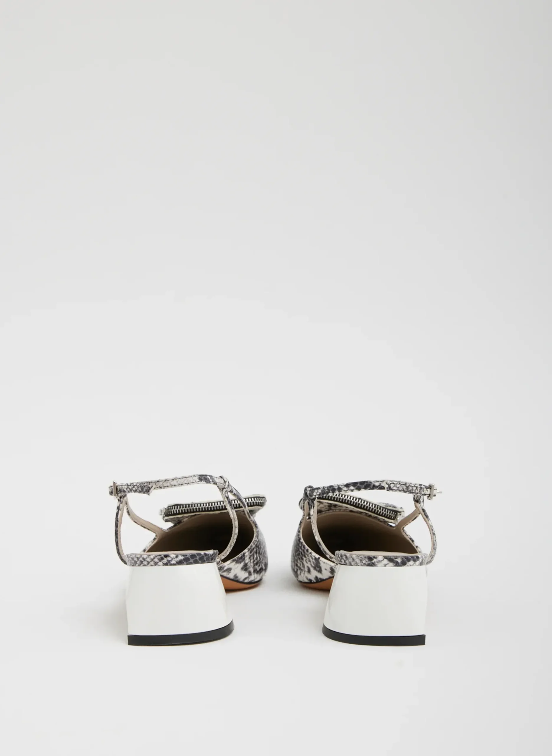 Victor Embossed Snake Slingback-Tibi New