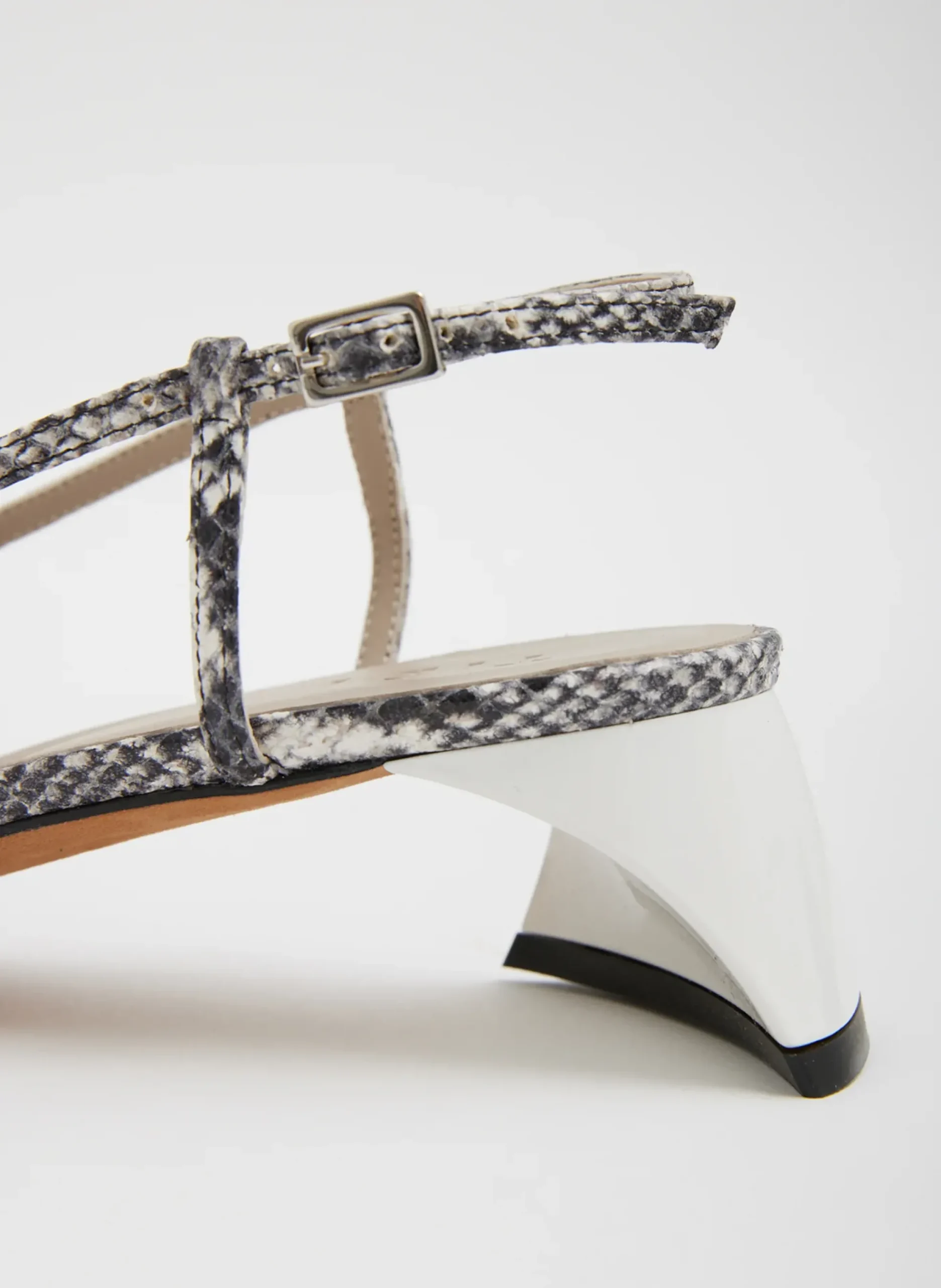 Victor Embossed Snake Slingback-Tibi New