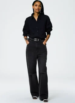 Vintage Wash Black Denim Ryder Jean-Tibi Best
