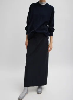 Washable Cashmere Crewneck Sweater-Tibi Outlet