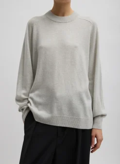 Washable Cashmere Crewneck Sweater-Tibi Best