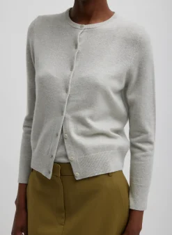 Washable Cashmere Shrunken Cardigan-Tibi Discount