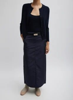 Washable Cashmere Shrunken Cardigan-Tibi Outlet